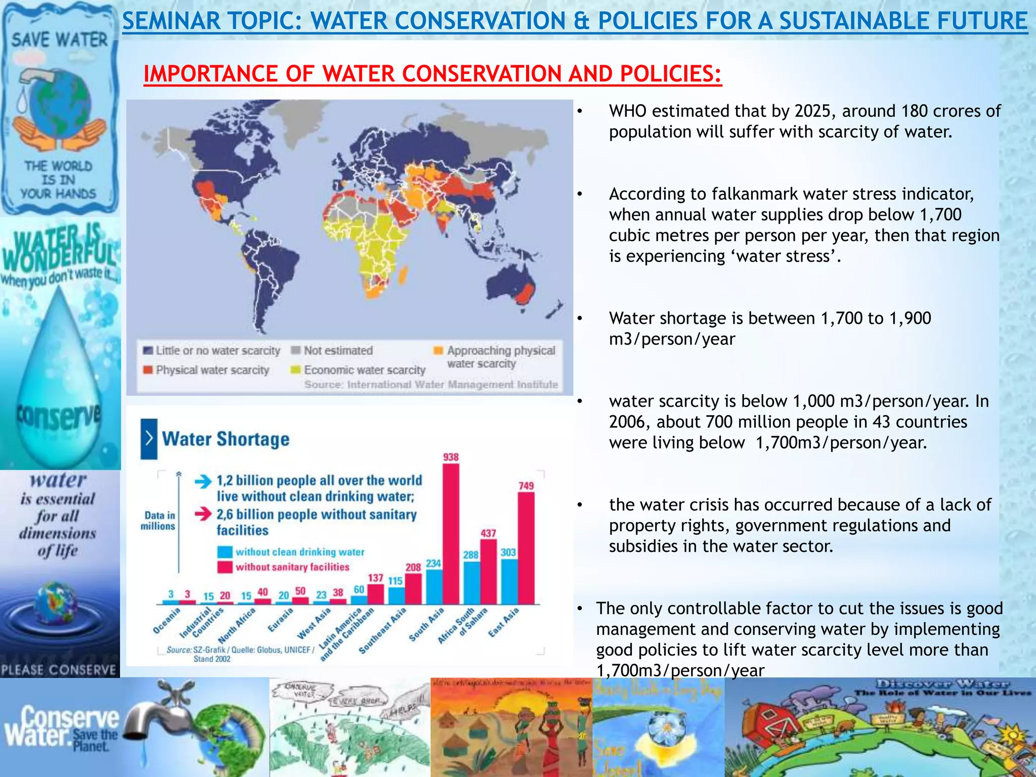 water conservation and policies for sustainable future | PPTX