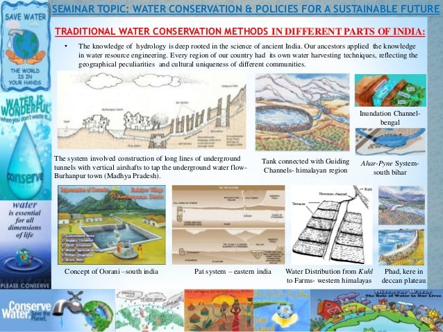 water conservation methods in different countries