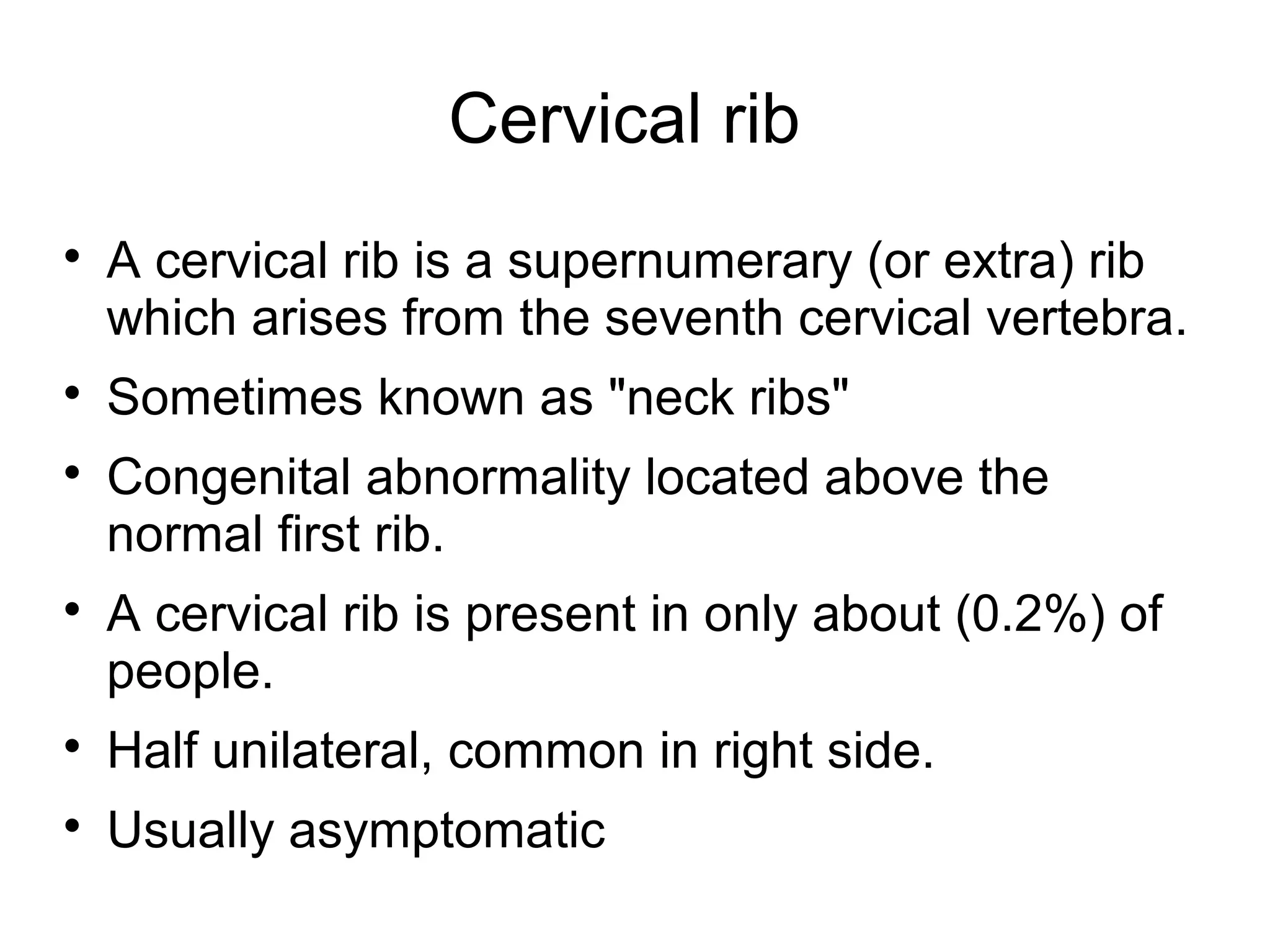 Seminar tos THORACIC OUTLET SYNDROME | PPT