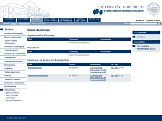 HOCHSCHUL-KOMMUNIKATION




Folie 10 von 14
 