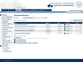 HOCHSCHUL-KOMMUNIKATION




Folie 12 von 14
 