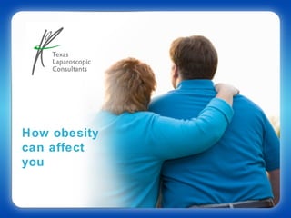 How obesity
can affect
you
 