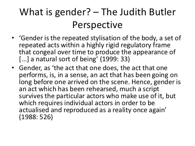 Seminar week 3 is gender in trouble