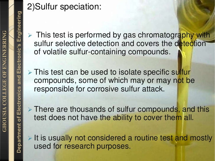 TRANSFORMER OIL TESTING FOR CORROSIVE SULFUR BY SHIVAKUMAR