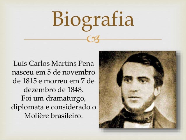 Biografia Martins Pena