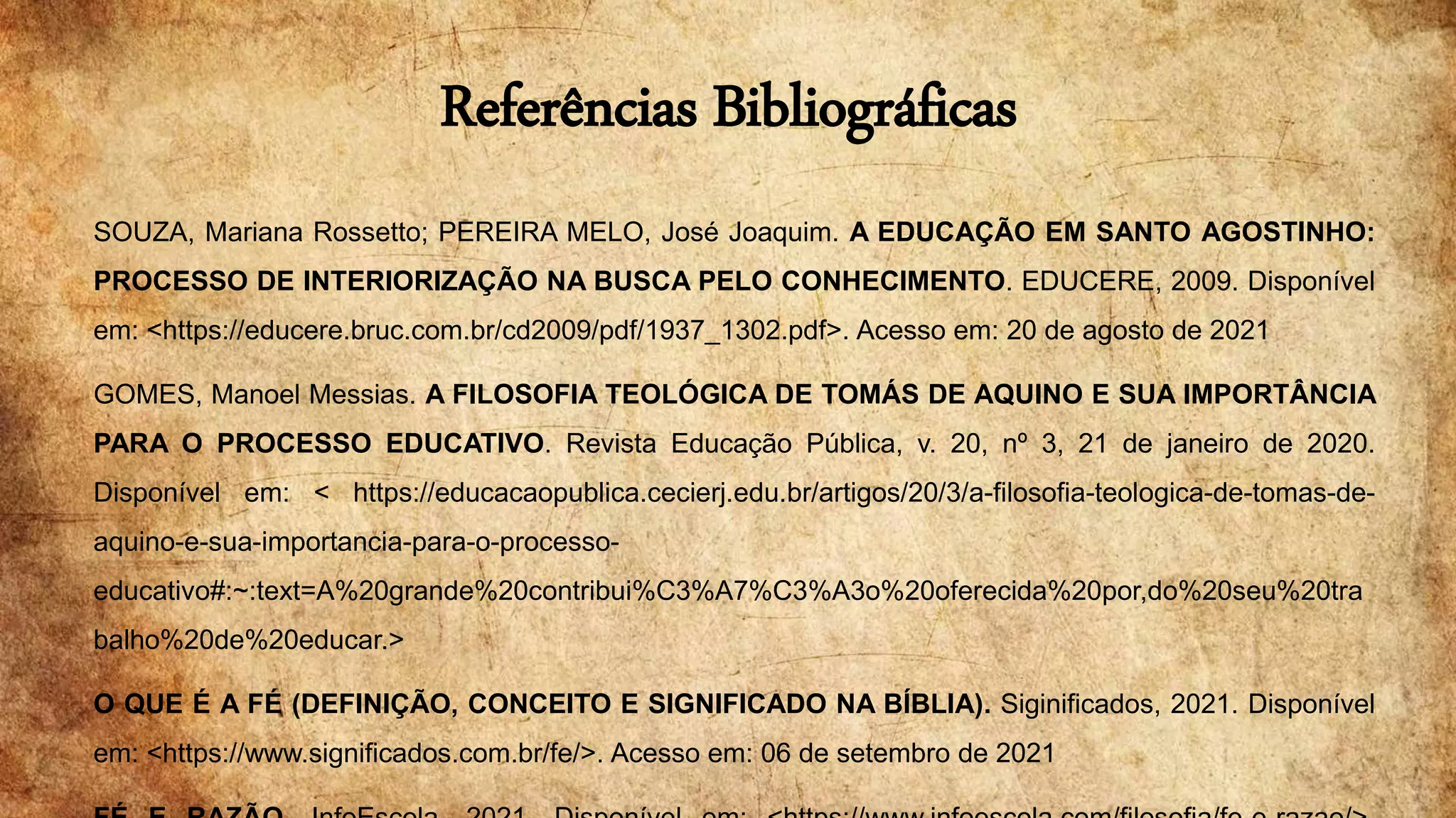 Seminário - Santo Agostinho e São Tomás de Aquino.pptx