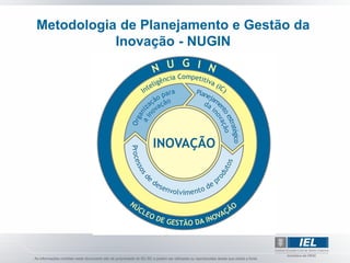 Metodologia de Planejamento e Gestão da
           Inovação - NUGIN
 