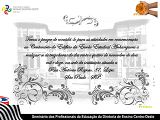 Praticas


Seminário dos Profissionais da Educação da Diretoria de Ensino Centro-Oeste
 