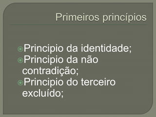 Seminário de filosofia | PPTX