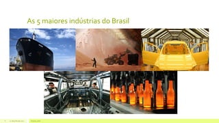 As 5 maiores indústrias do Brasil
22 de julho de 2012 Exame, abril6
 