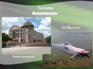 Turismo
             Amazonas


                            Rio Amazonas




Teatro Amazonas
 