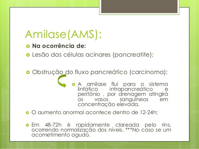 Exame amilase