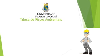 Tabela de Riscos Ambientais
 