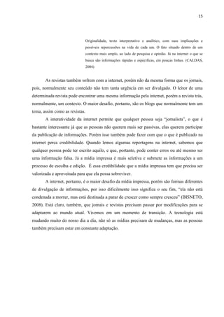 Seminário sobre a mídia impressa 