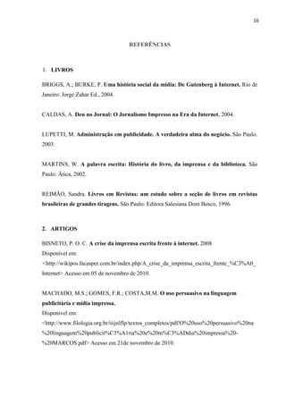 Seminário sobre a mídia impressa 