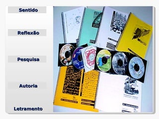 Sentido




 Reflexão




 Pesquisa




 Autoria




Letramento
 