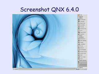 Screenshot QNX 6.4.0 