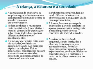 Seminário rcnei natureza e sociedade