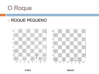 O Roque
 ROQUE PEQUENO
antes depois
 