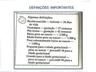 DEFINIÇÕES IMPORTANTES
 