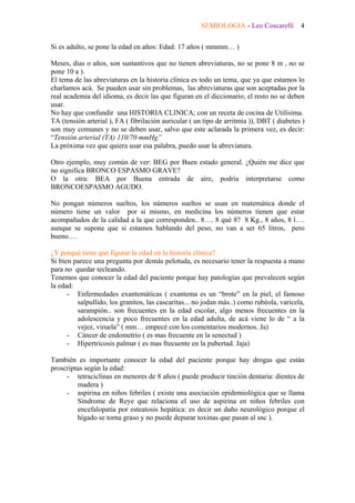 Semio Historia Clinica