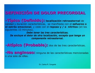 Semiología de la Angina de Pecho