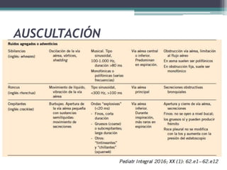 AUSCULTACIÓN
 