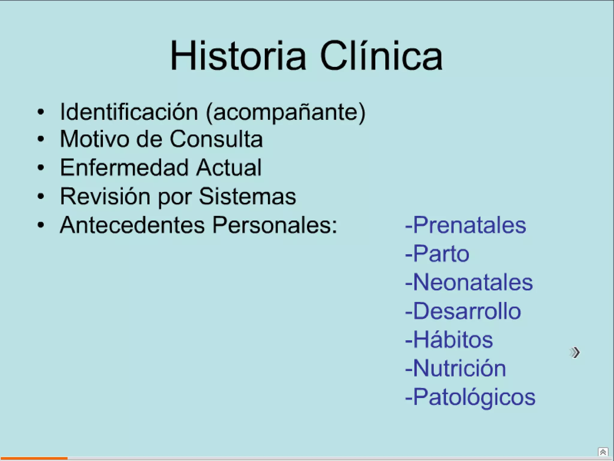 Semiología Pediatrica