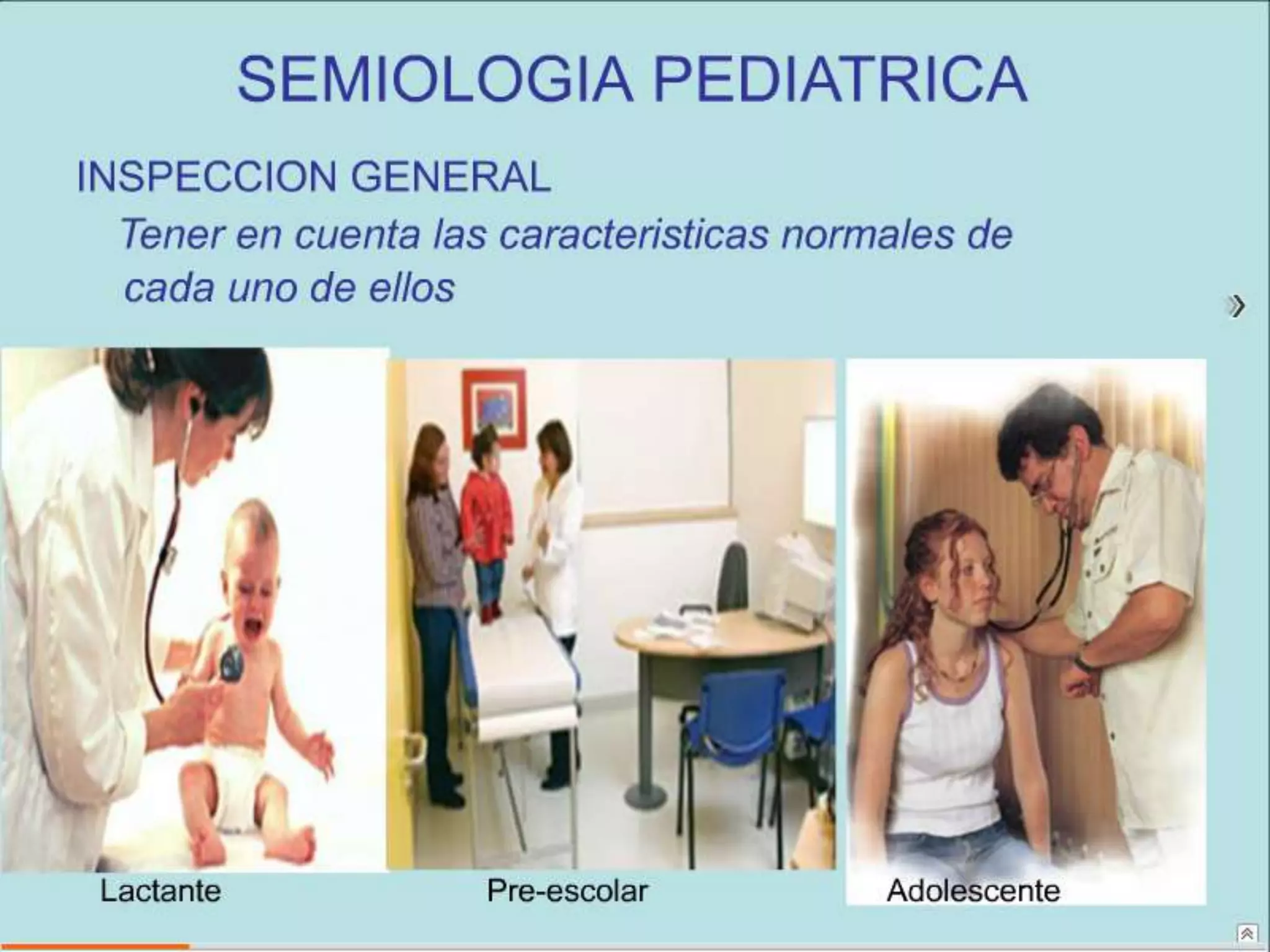 Semiología Pediatrica