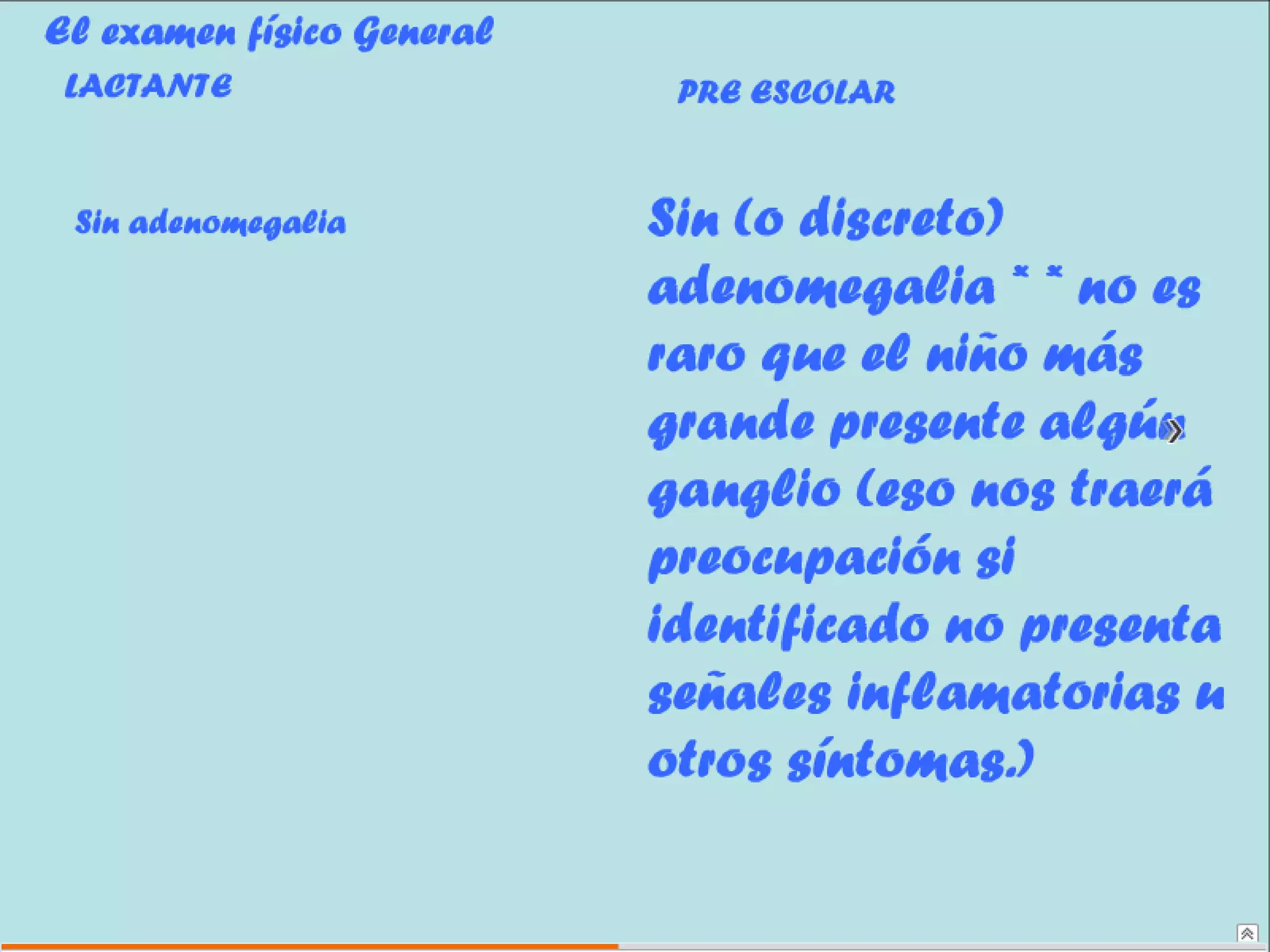 Semiología Pediatrica