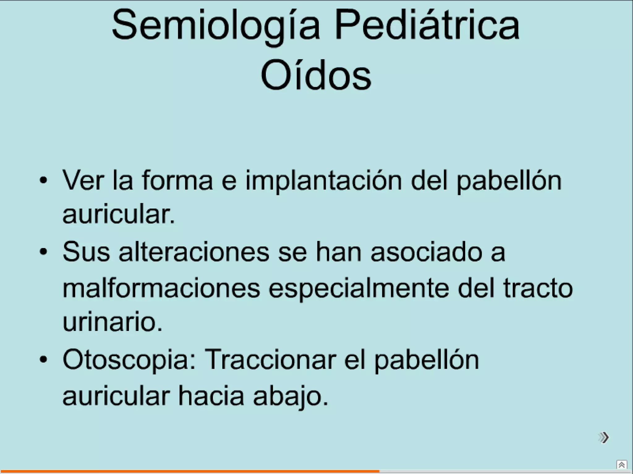 Semiología Pediatrica