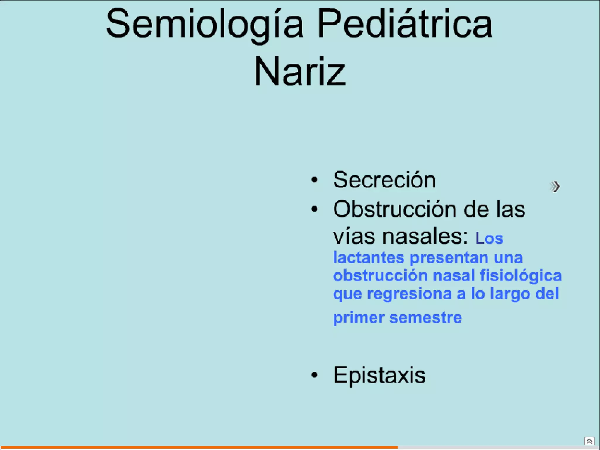 Semiología Pediatrica