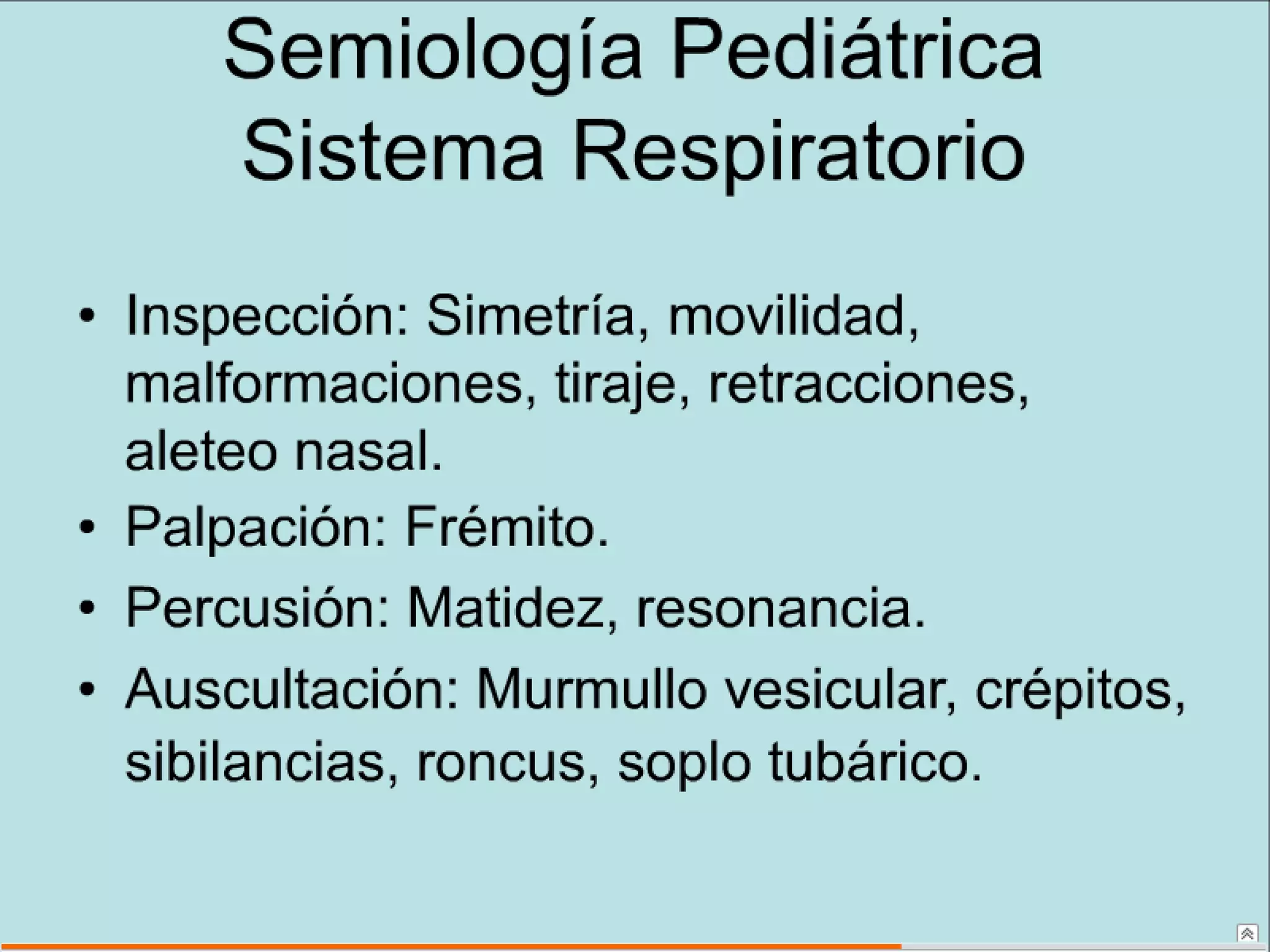 Semiología Pediatrica