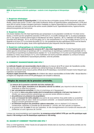 Semiologia Diagnostic Diferentiel De L Hypertension Chez Le Chat