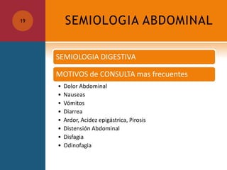 SEMIOLOGIA ABDOMINAL19