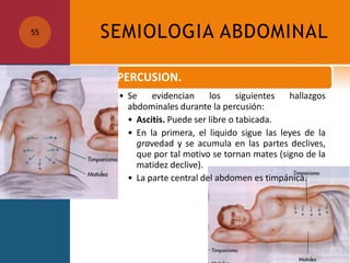 SEMIOLOGIA ABDOMINAL55
