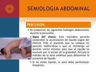 SEMIOLOGIA ABDOMINAL61