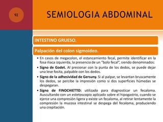 SEMIOLOGIA ABDOMINAL92