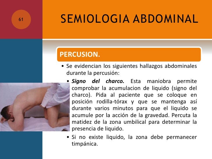 Semiologia abdominal.