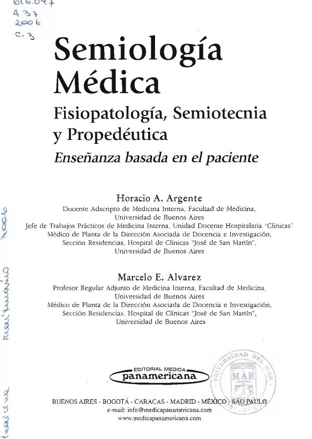 Libros De Semiologia Medica Argente Alvarez Pdf Libros De Semiologia Medica Argente Alvarez Pdf