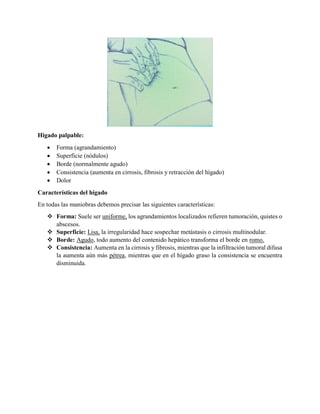 Semiologia de abdomen | PDF