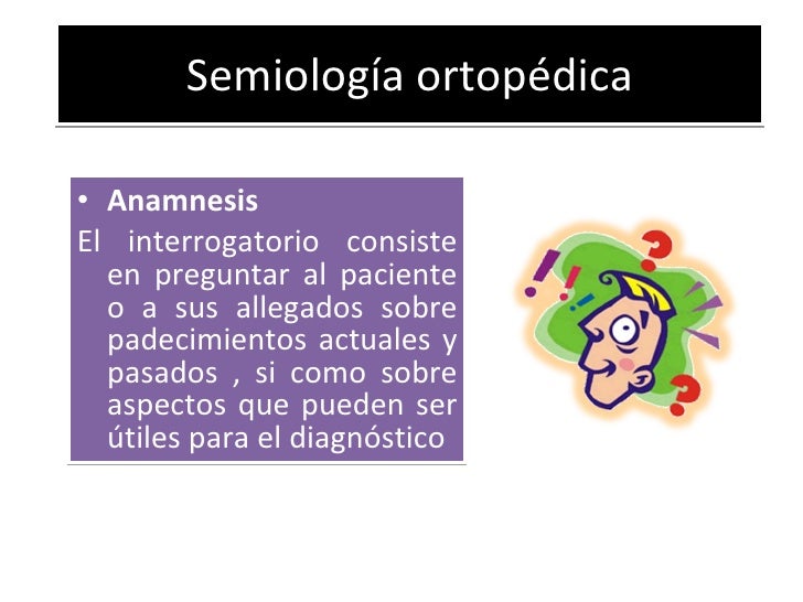Semiologia ortopedica