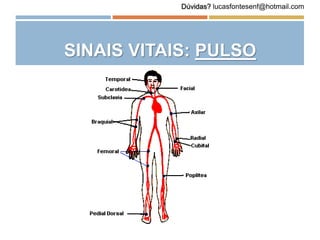 SINAIS VITAIS: PULSO
Dúvidas? lucasfontesenf@hotmail.com
 