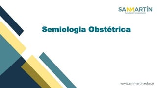 Semiologia Obstétrica
 