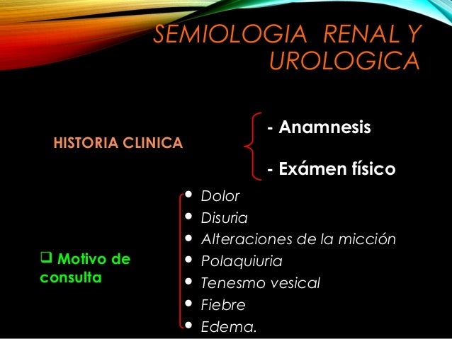 Semiologia renal y urologica Semiologia renal y urologica