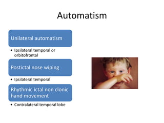 Semiology of seizures | PPTX
