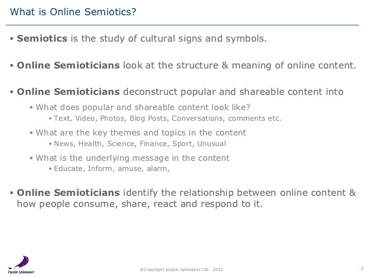 what is semiotic analysis semiotic analysis