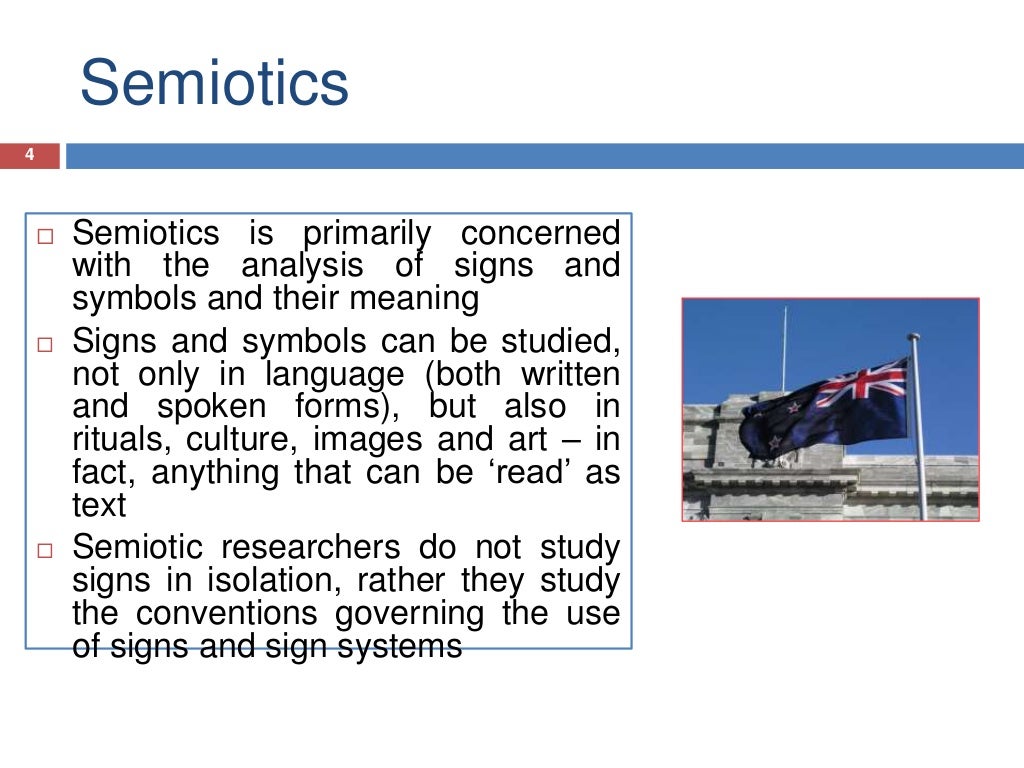 semiotic analysis research paper