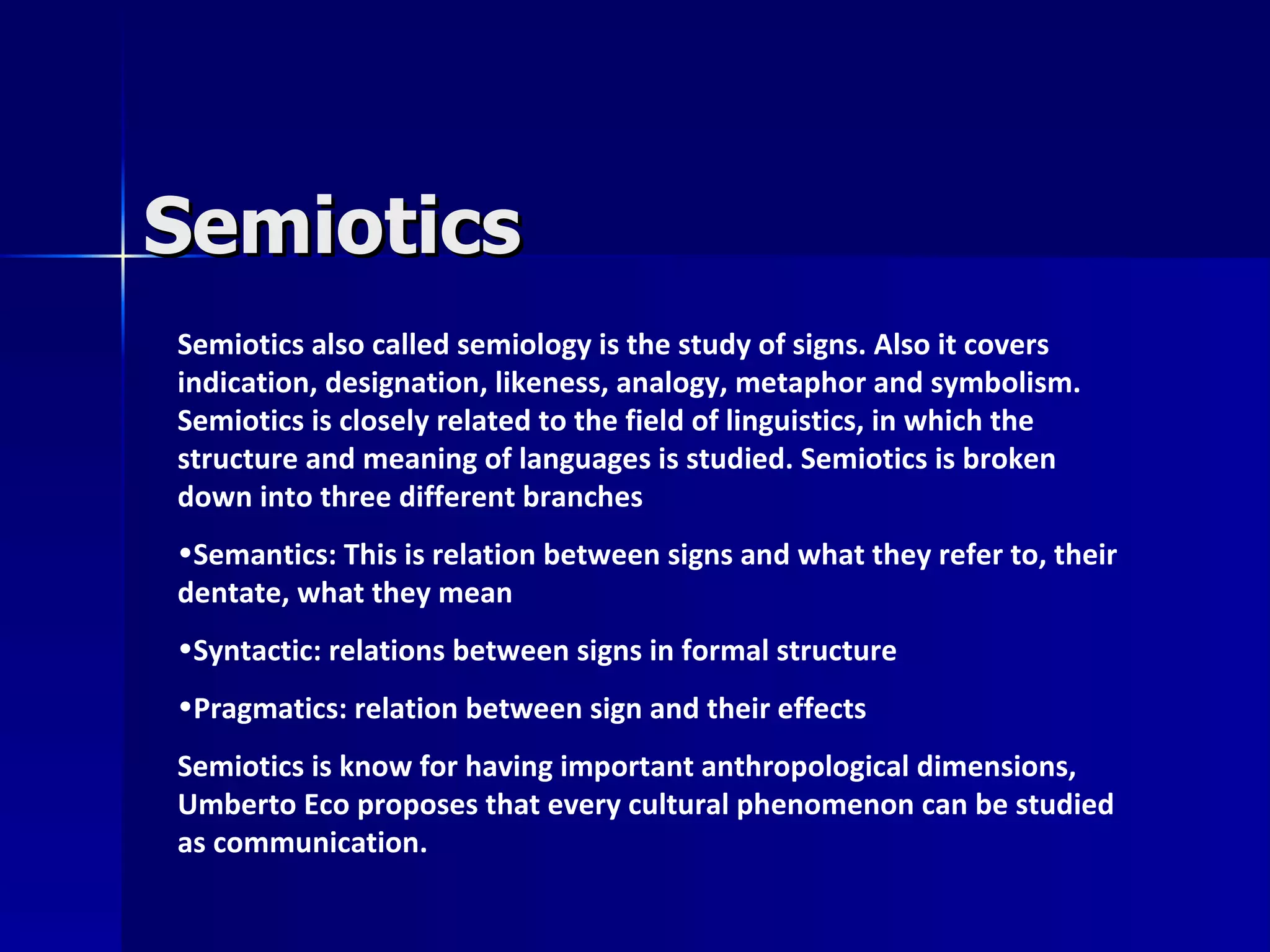 Semiotics | PPT