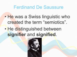 Semiotics introduction | PPTX